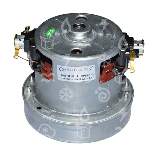 motor vysavače 1400 W/230 V, BT19, (D= 105 mm, H=100 mm)